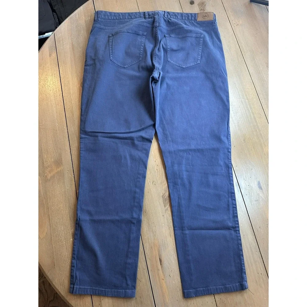 Peter Millar‎ Pants Mens 40 Navy Blue Five-Pocket Chino Golf Stretch Casual